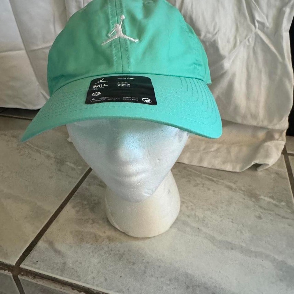 Nike Air Jordan Club Cap Hat Mint Green Adjustable Dad Cap NWT Adult Unisex